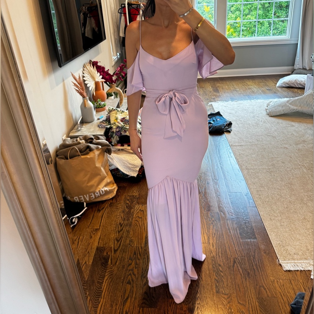 Likely Lavender Off-Shoulder Dress- perfect bridesmaid dress. NWT size 0